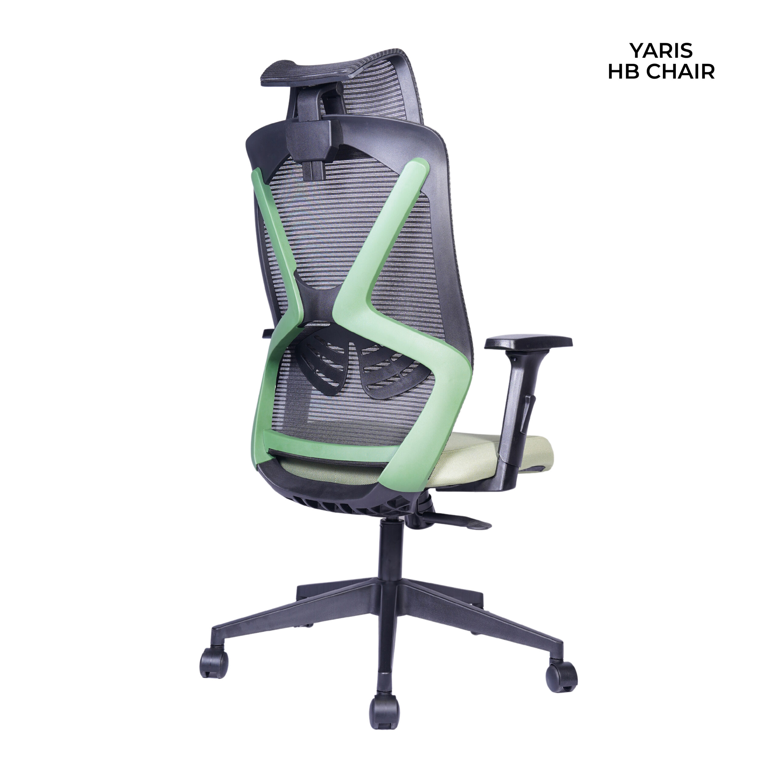 YARIS - HB - BLACK WITH GREEN FLAP - (2)
